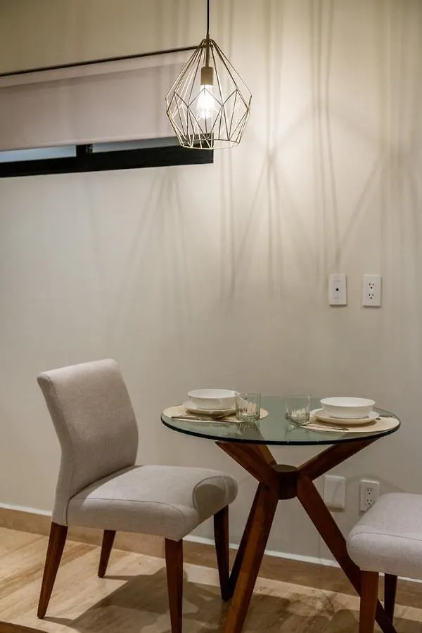 公寓 Cozy & Central Apt W/ Rooftop Infinity Pool & Gym 普拉亚卡门 墨西哥